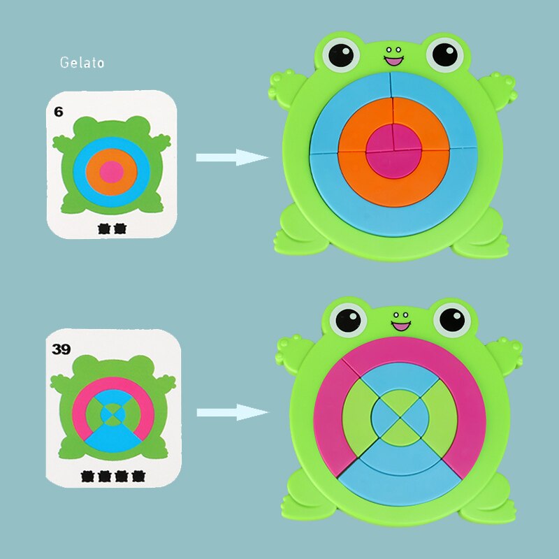 Montessori Fun Frog Puzzle Toy