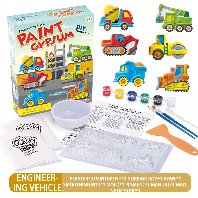 Niños DIY Pintura Yeso Escayola
