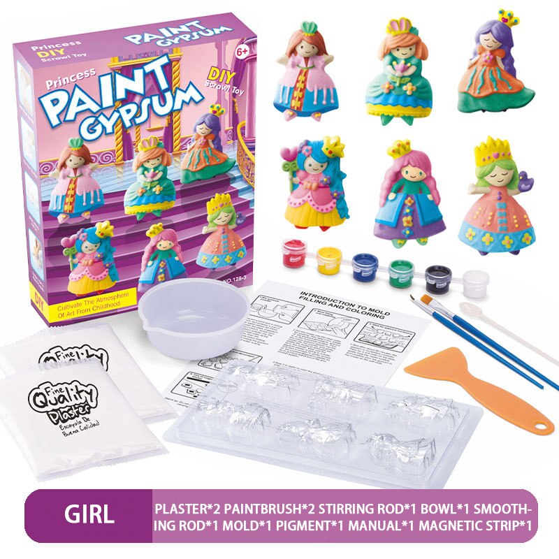 Niños DIY Pintura Yeso Escayola