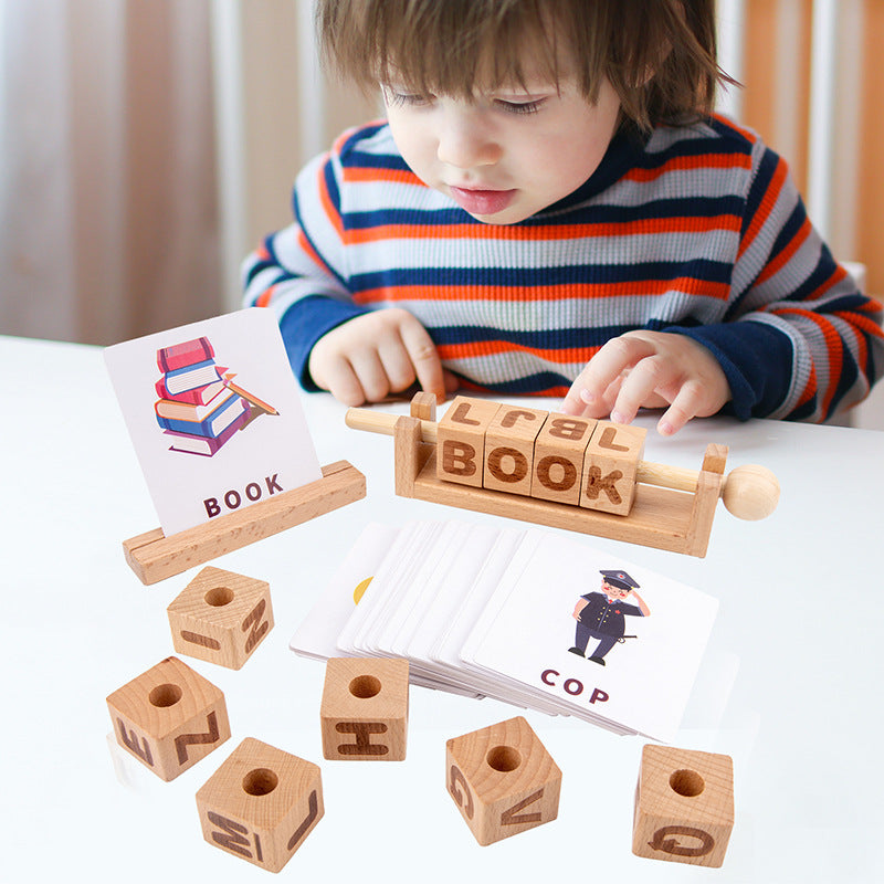 Fidtoy Juego de Ortografía de Madera para Niños