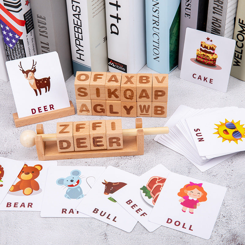 Fidtoy Juego de Ortografía de Madera para Niños