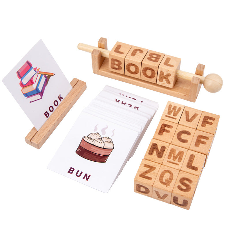 Fidtoy Juego de Ortografía de Madera para Niños