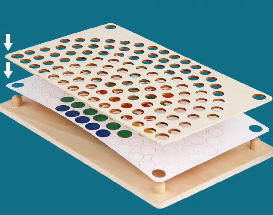 Fidtoy Montessori Rainbow Beads
