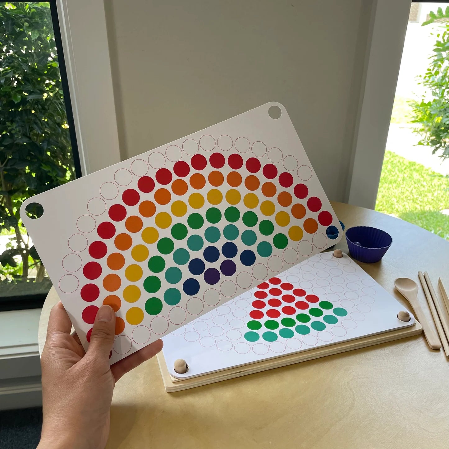 Fidtoy Montessori Rainbow Beads