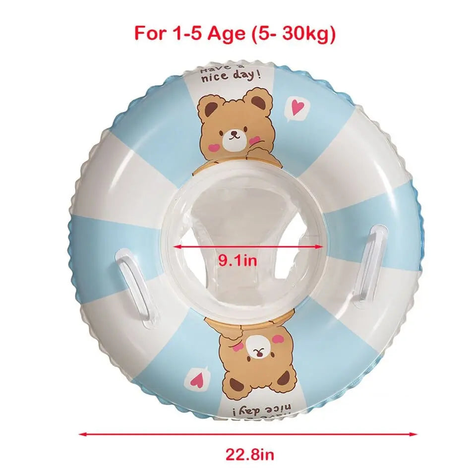 Flotador Hinchable Pastel Fidtoy – Flotador de Natación Montessori para Niños Pequeños de 5 a 9 Años