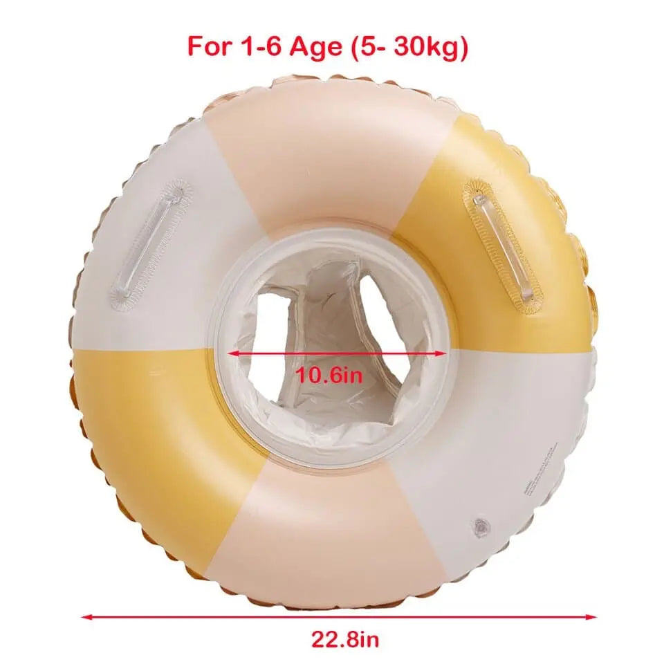 Flotador Hinchable Pastel Fidtoy – Flotador de Natación Montessori para Niños Pequeños de 5 a 9 Años
