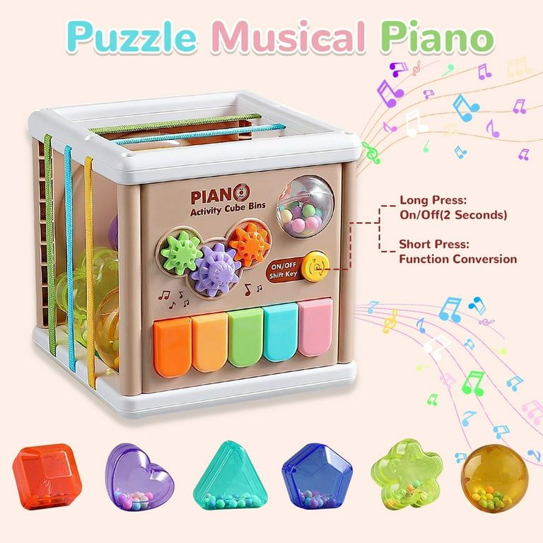 Cubo Rompecabezas de Piano para Bebés 5 en 1 - 023