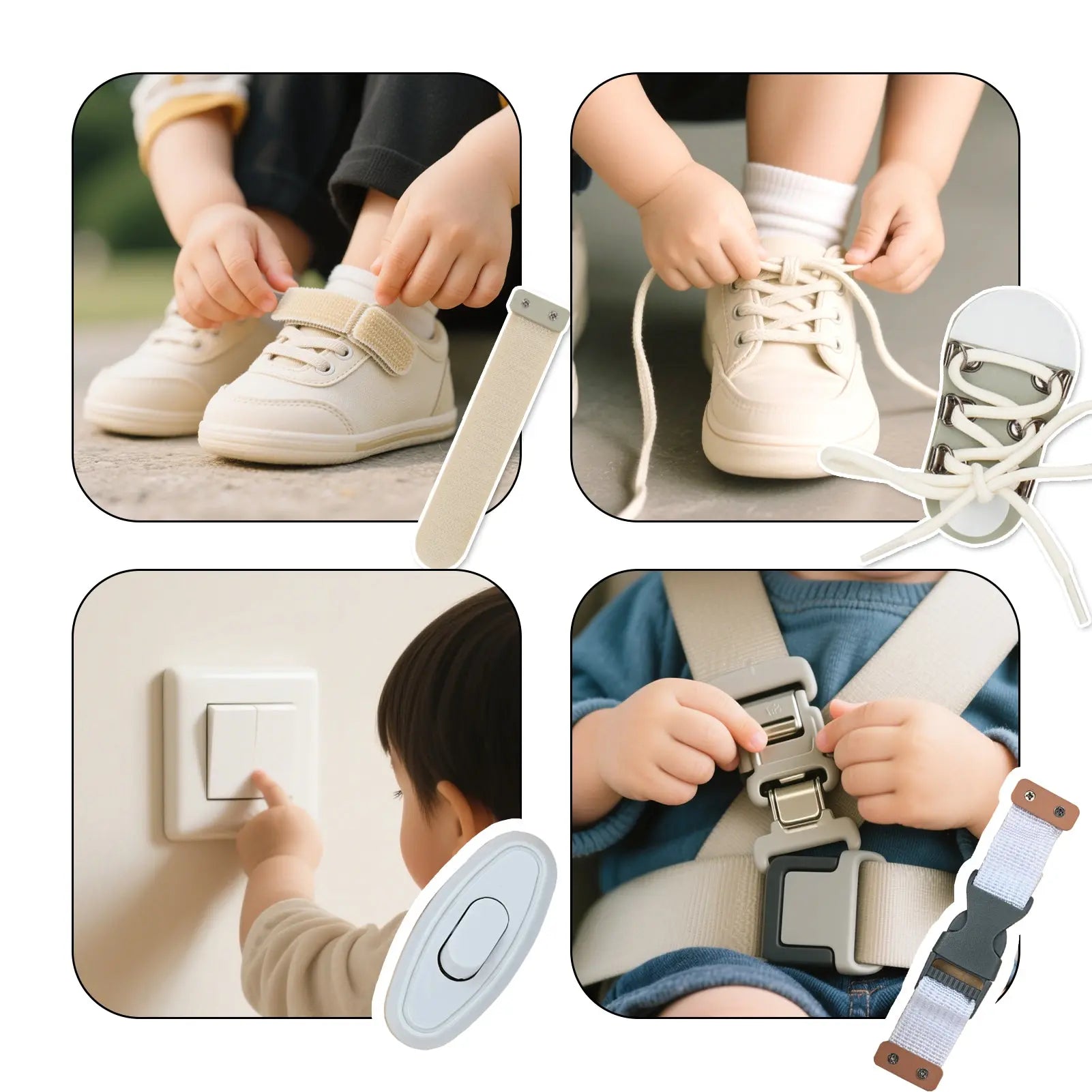 Montessori Busy Board for Kids | Interactive Wooden Sensory Toy