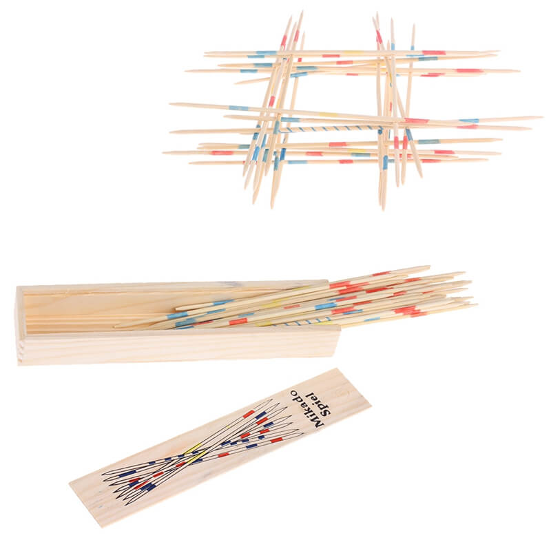 Fidtoy Mikado Pick Up Sticks Juego de Madera Familiar