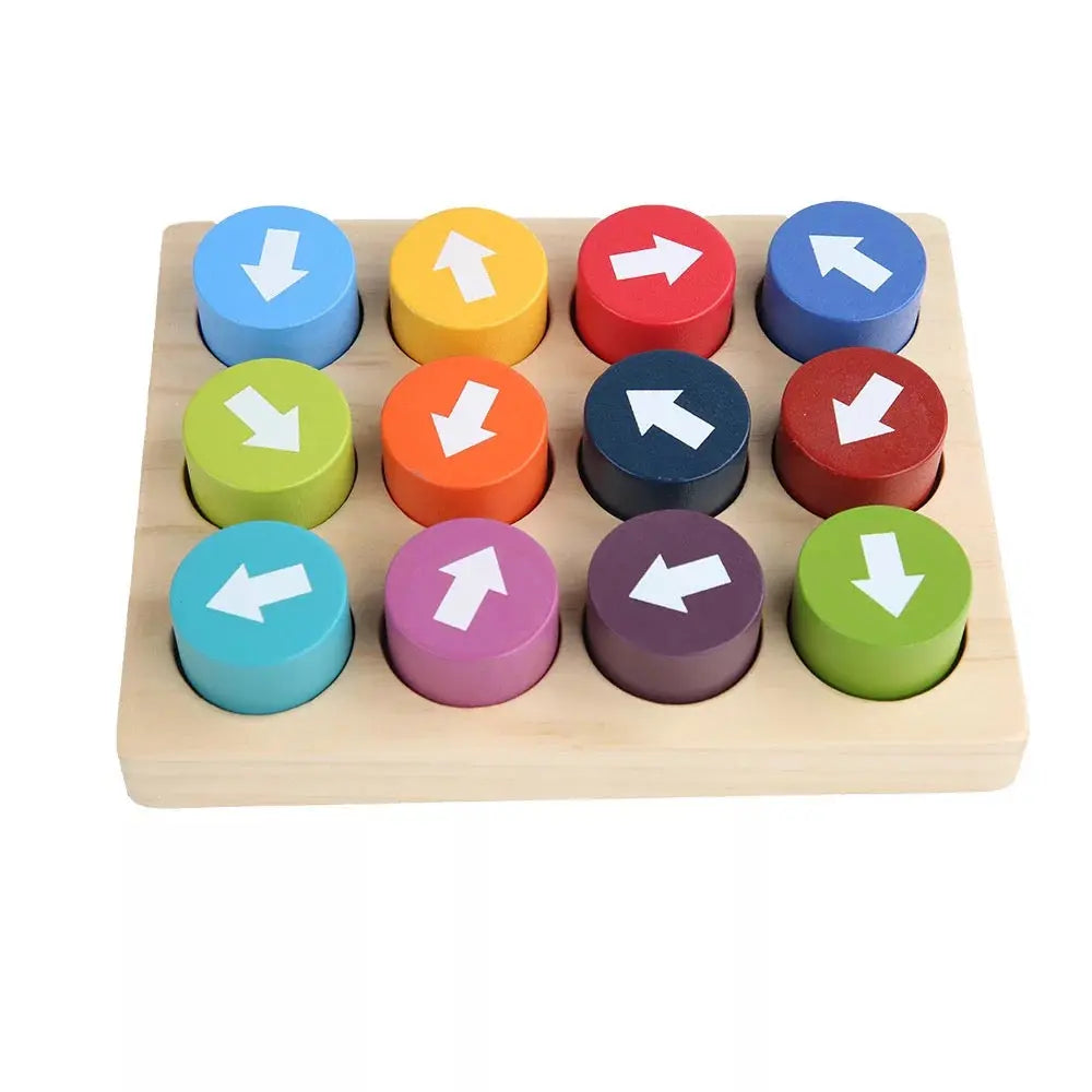 Jeu d'association de flèches Montessori