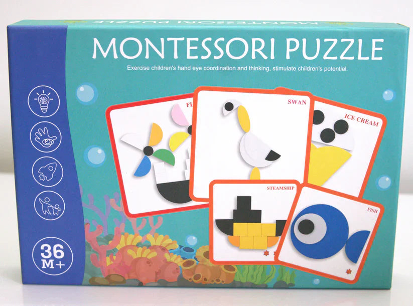 Fidtoy Montessori Geometric Puzzle