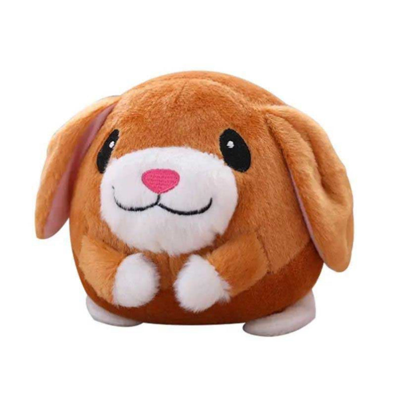 Juguete de peluche interactivo Fidtoy para bebés y mascotas | Juguete interactivo de sonido con rebote para jugar en casa