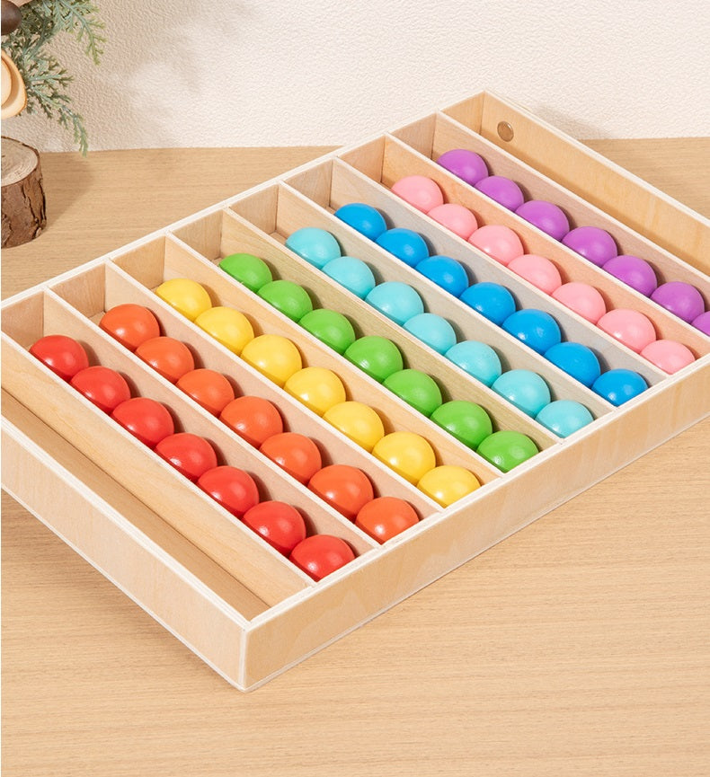 Tableau de tri des couleurs Montessori avec balle