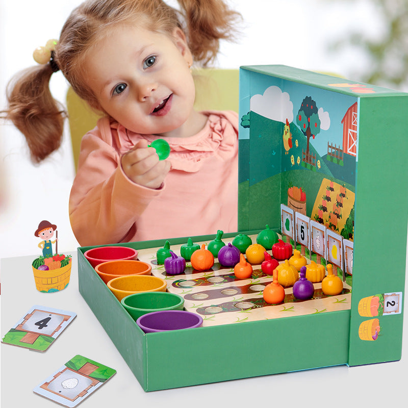 EduFarm – Aprender Jugando – Juego de Contar y Colorear Montessori