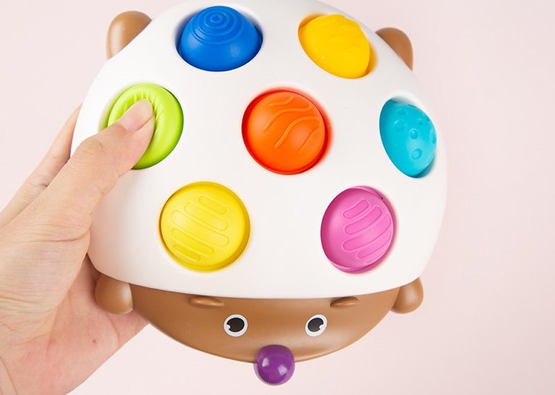Silicone Flipping Sensory Toy Pop Push Popper Fidget Toy (hedgehog)