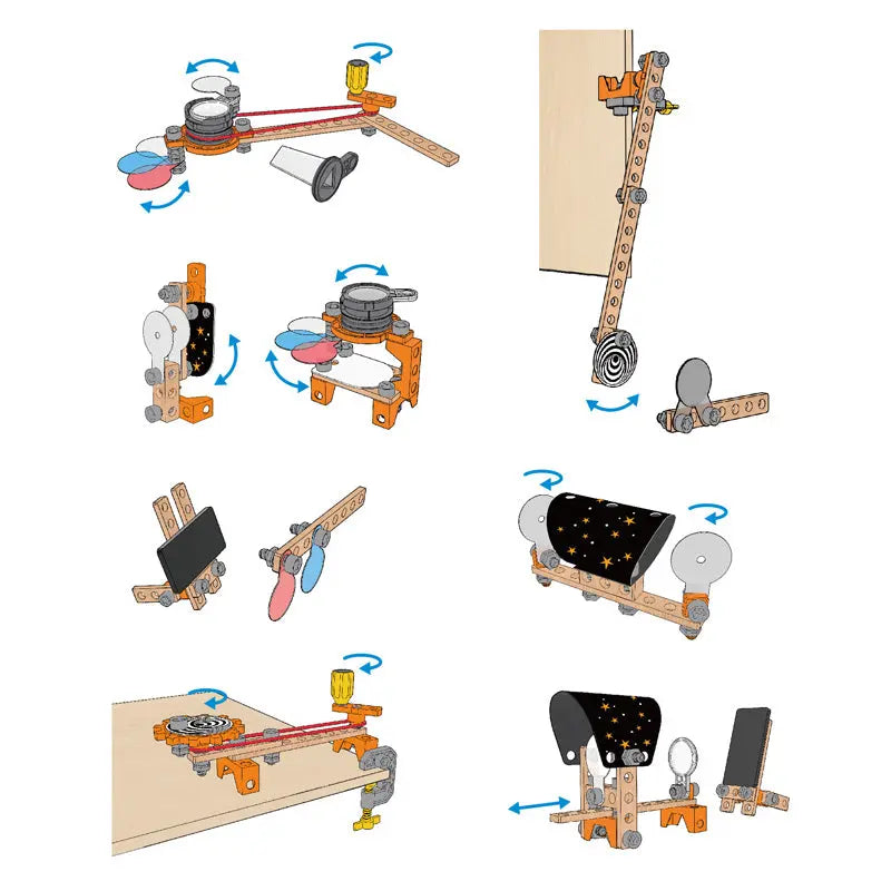 Fidtoy Optical Science Kit for Kids STEM Experiment Set