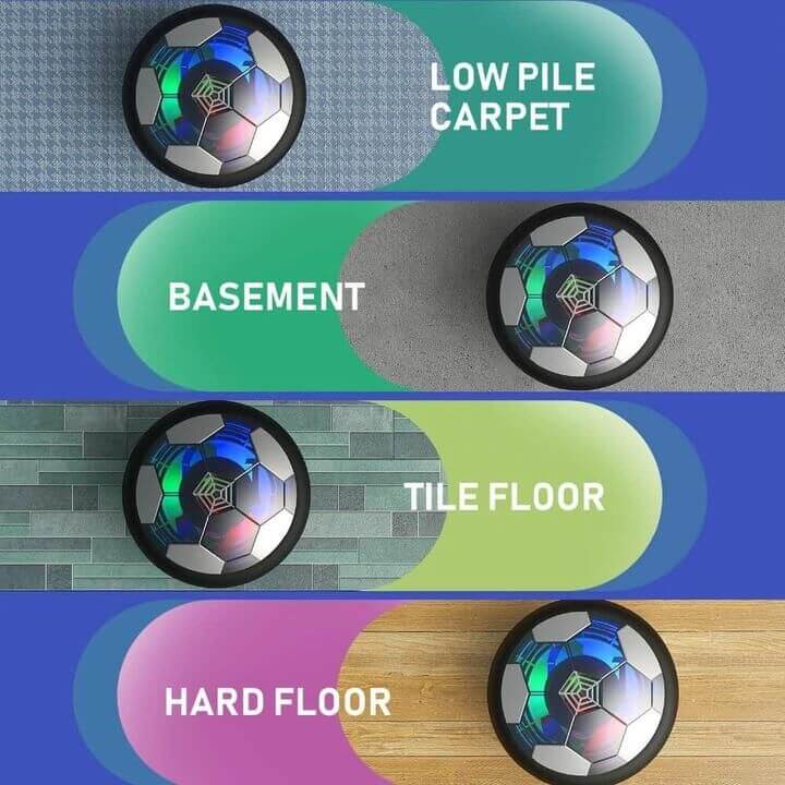Fidtoy Pelota Deslizante de Interior con Luces LED | Juguete para el Juego Activo y las Habilidades Motrices de los Niños