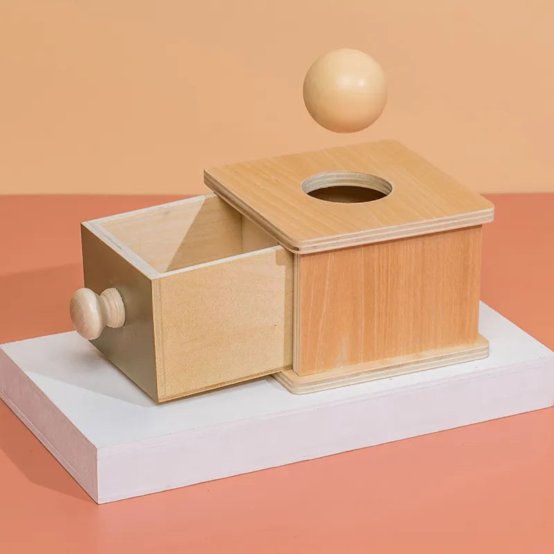 Juguete de bloques de construcción de madera coloridos Fidtoy para niños pequeños