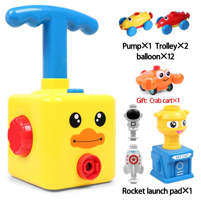 Children's Balloon Powered Launch Car