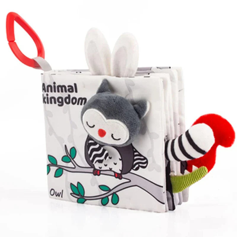 Fidtoy Soft 3D Crinkle Cloth Books | Sensory Learning Toy for Babies 0-12 Months