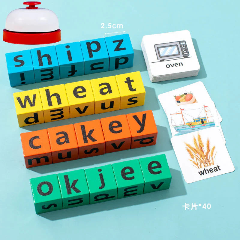 Fidtoy Educational Alphabet Learning Set – Interactive Spelling and Vocabulary Toy for Kids