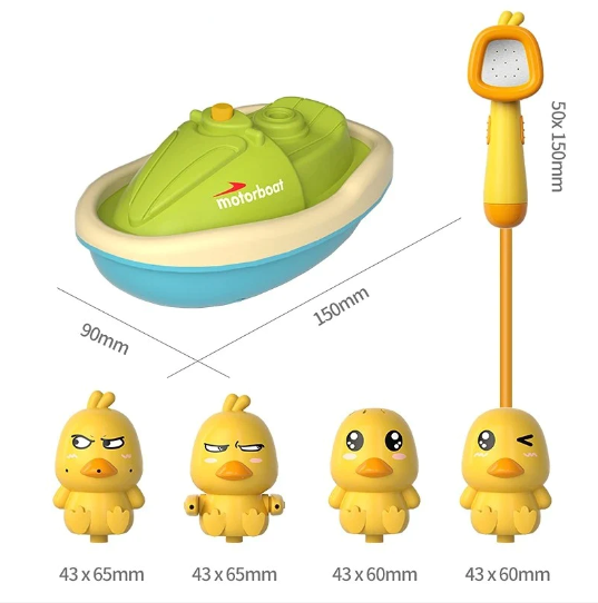 Sprinkling Bath Ducks