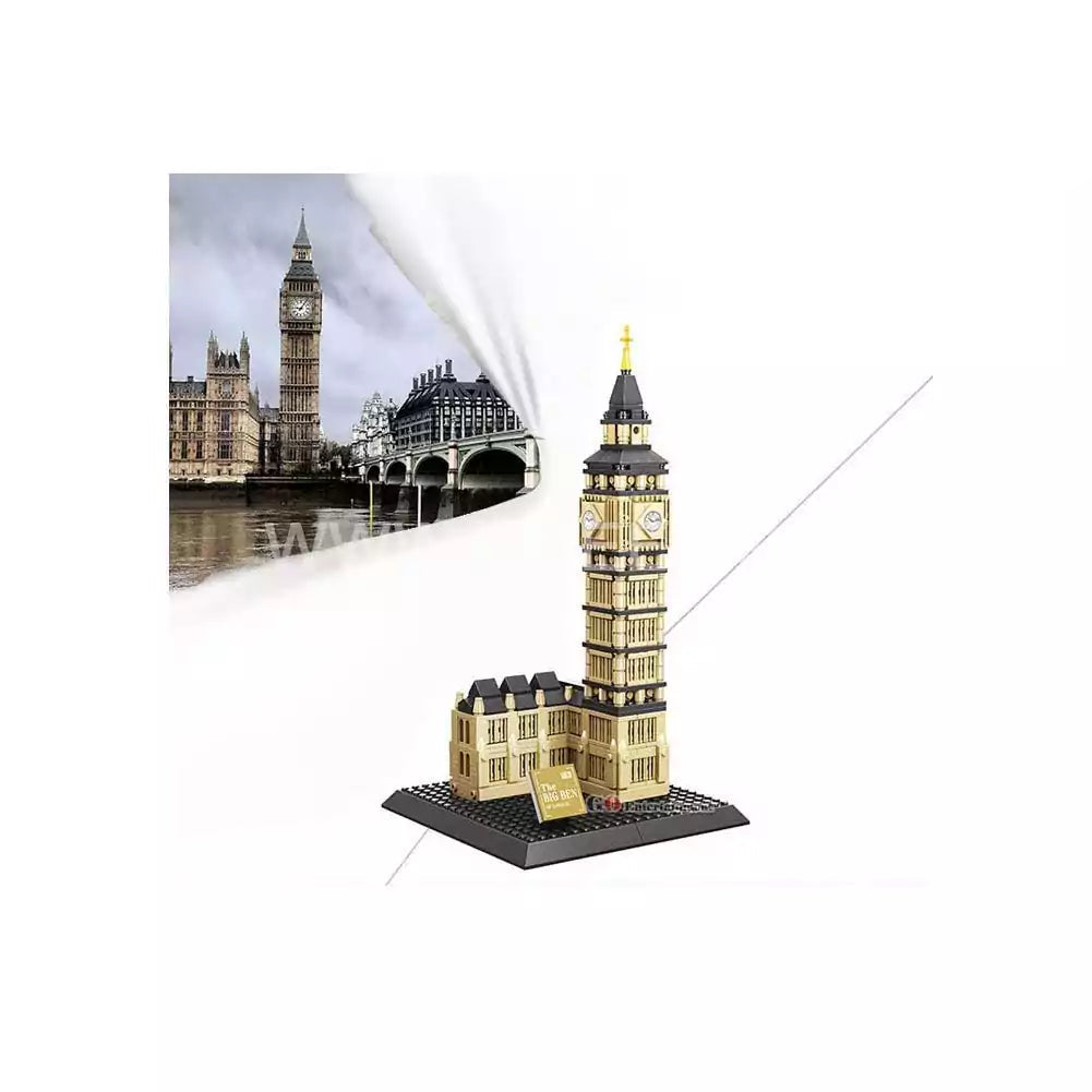 El modelo de bloques de construcción de la Torre Elizabeth - 910 piezas