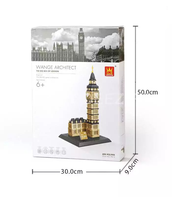 El modelo de bloques de construcción de la Torre Elizabeth - 910 piezas