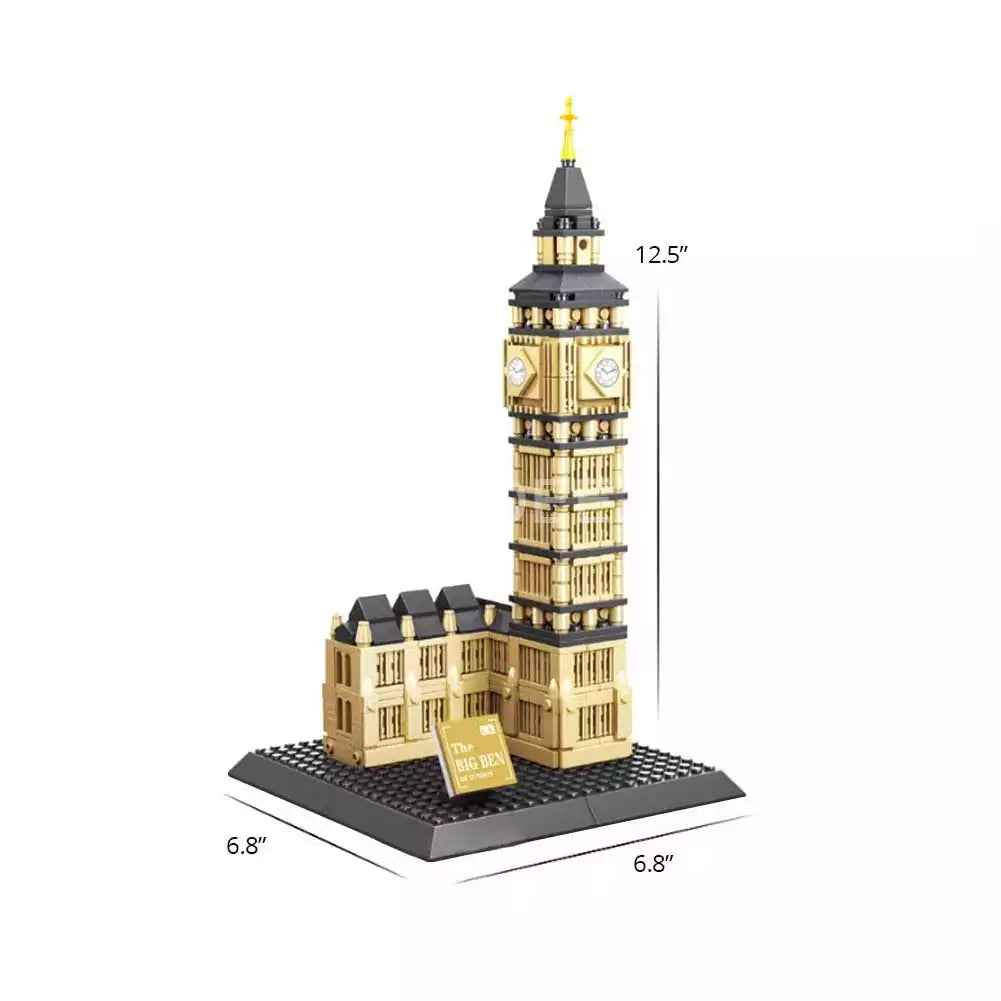 El modelo de bloques de construcción de la Torre Elizabeth - 910 piezas