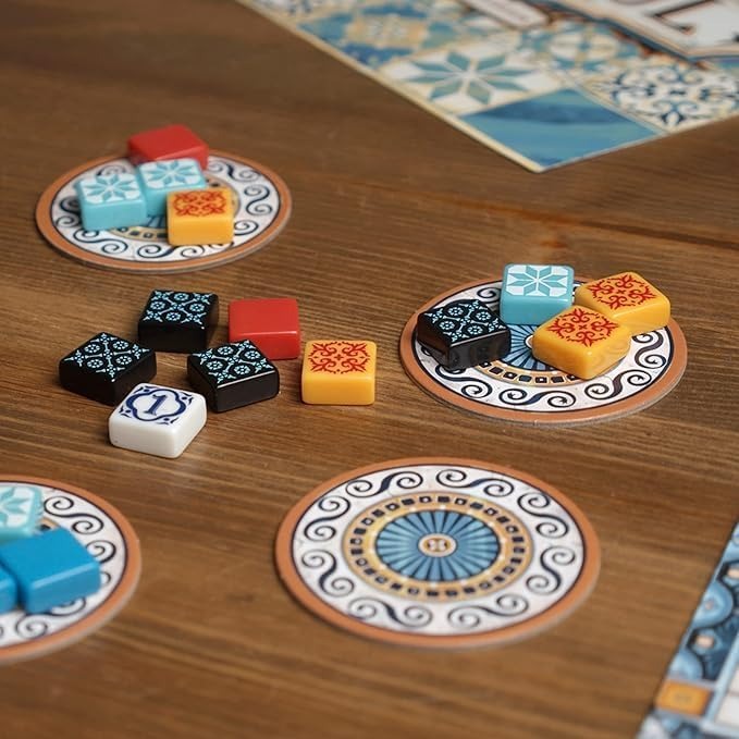 AZUL Juego de mesa de estrategia de colocación de losetas - 4Y1