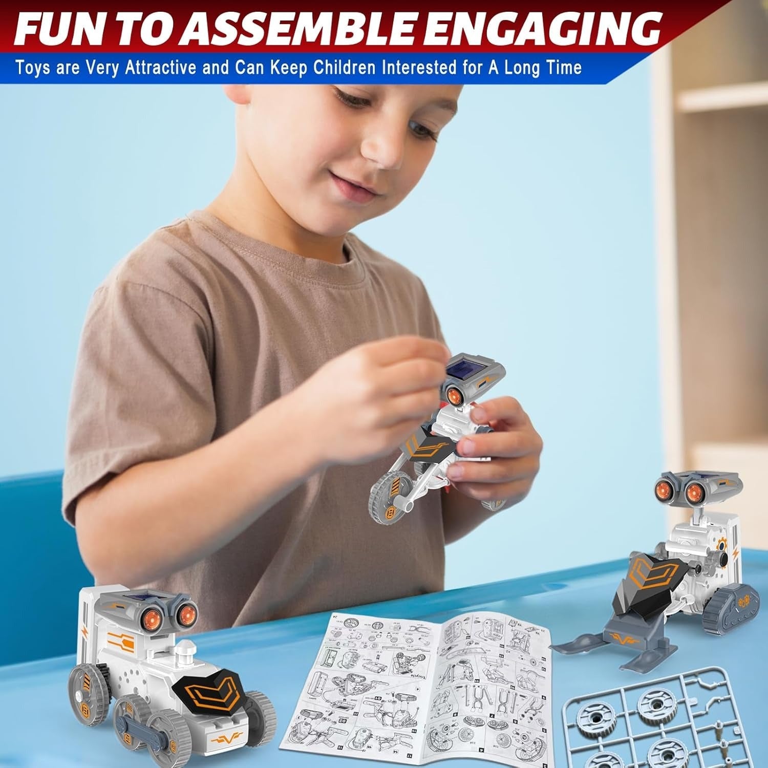 Kit de robótica de energía solar 14 modelos en 1 - 707