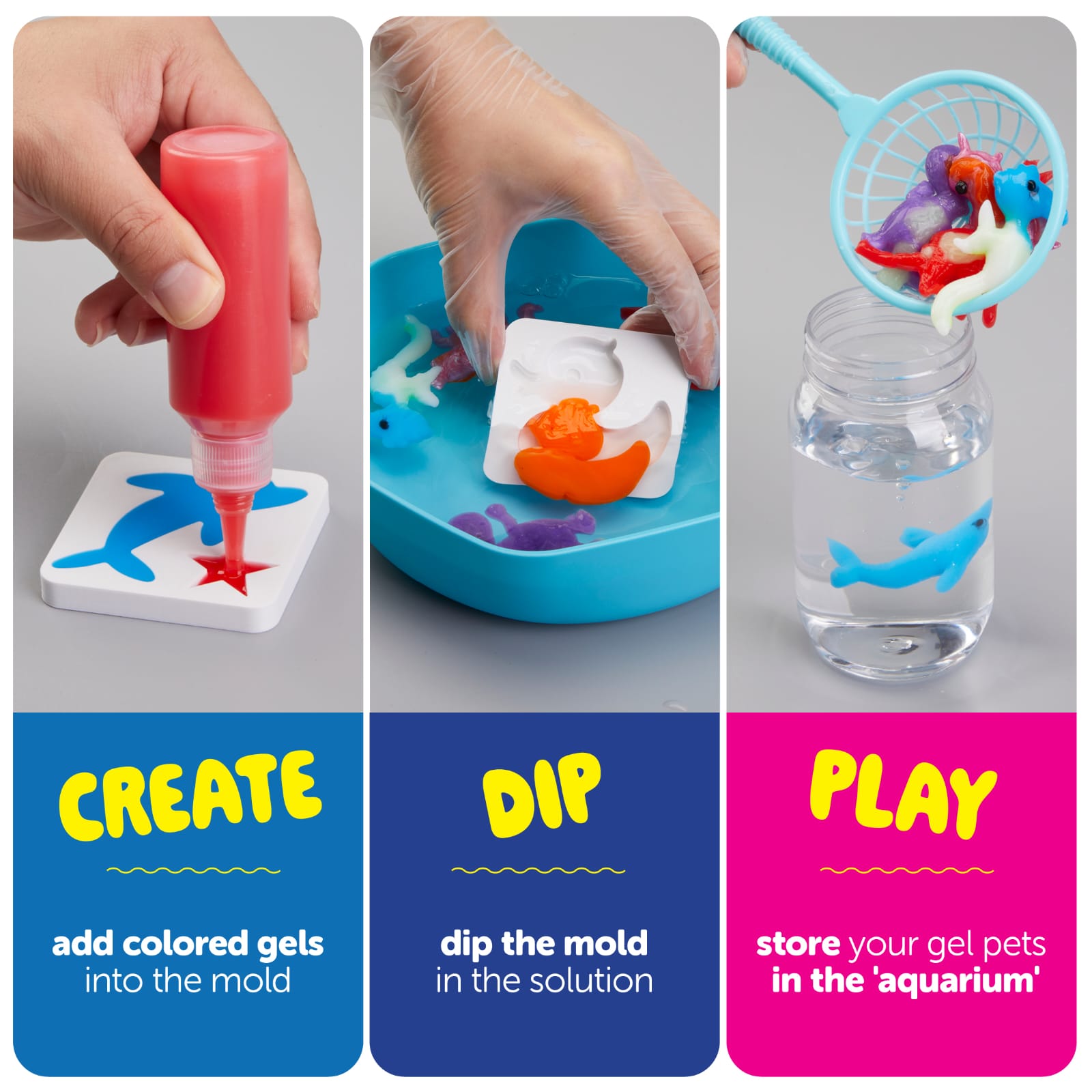 Paysage aquatique magique - Kit de moulage en gel d'eau DIY ELF - 693