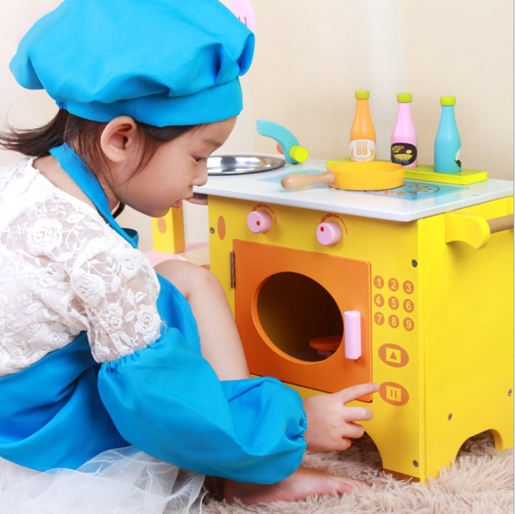 Juego de cocina de madera Fidtoy Jirafa para juego de simulación infantil