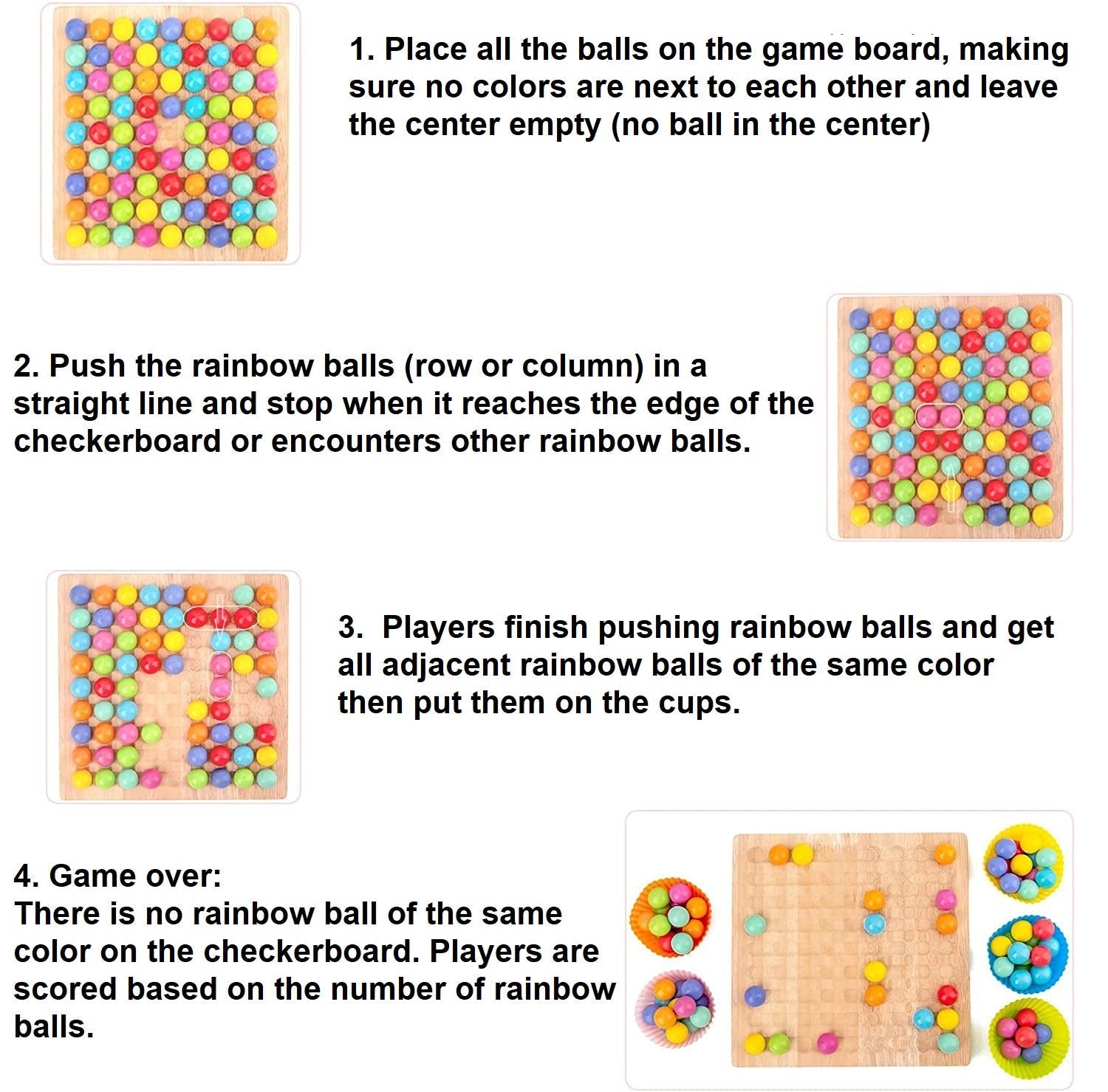 Jeu de perles en bois