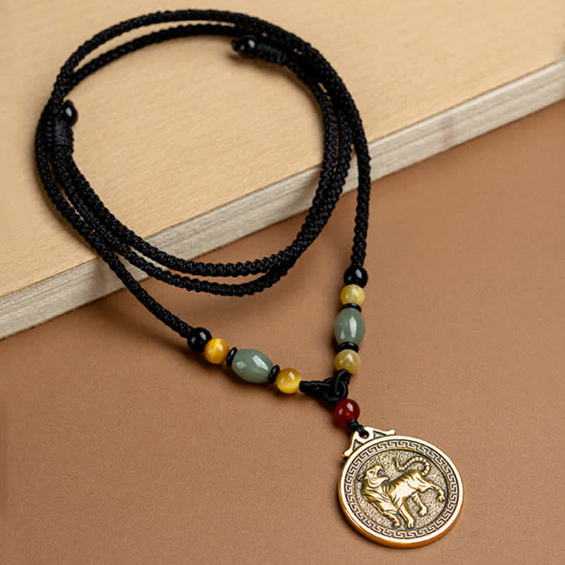 12 Chinese Zodiac Blessing Wealth Fortune Necklace Pendant Necklaces & Pendants BS 11