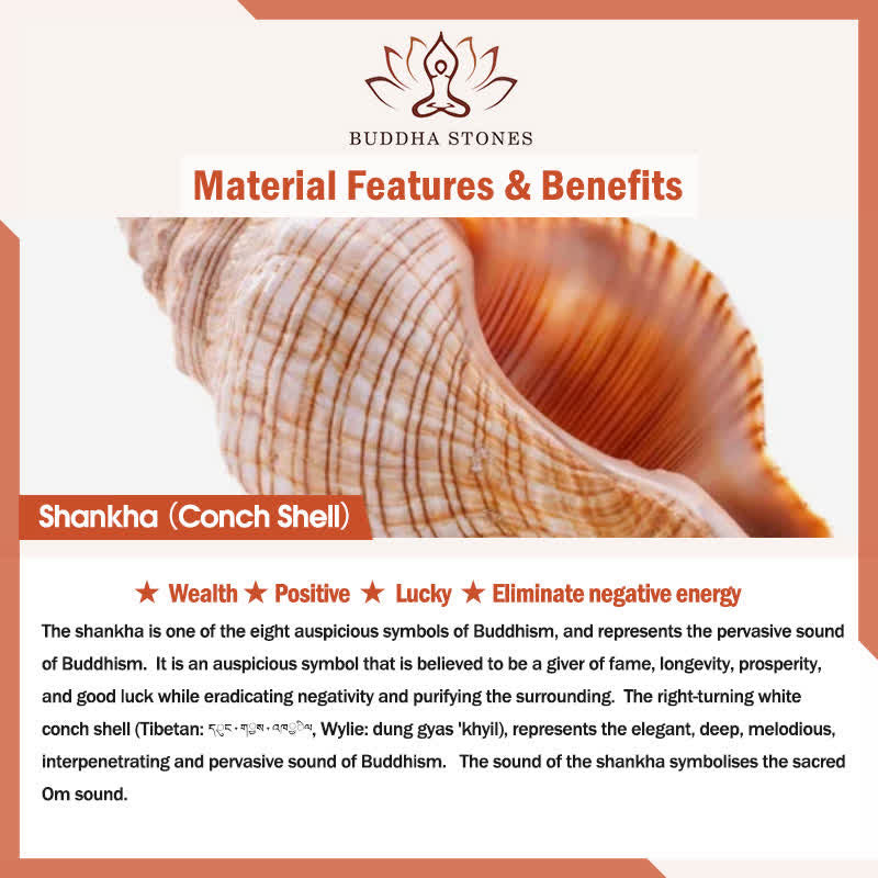 Buddha Stones Tibetan Handmade Natural Shankha Engraved Eight Auspicious Symbols Conch Shell Lucky Home Decoration Decorations BS 14