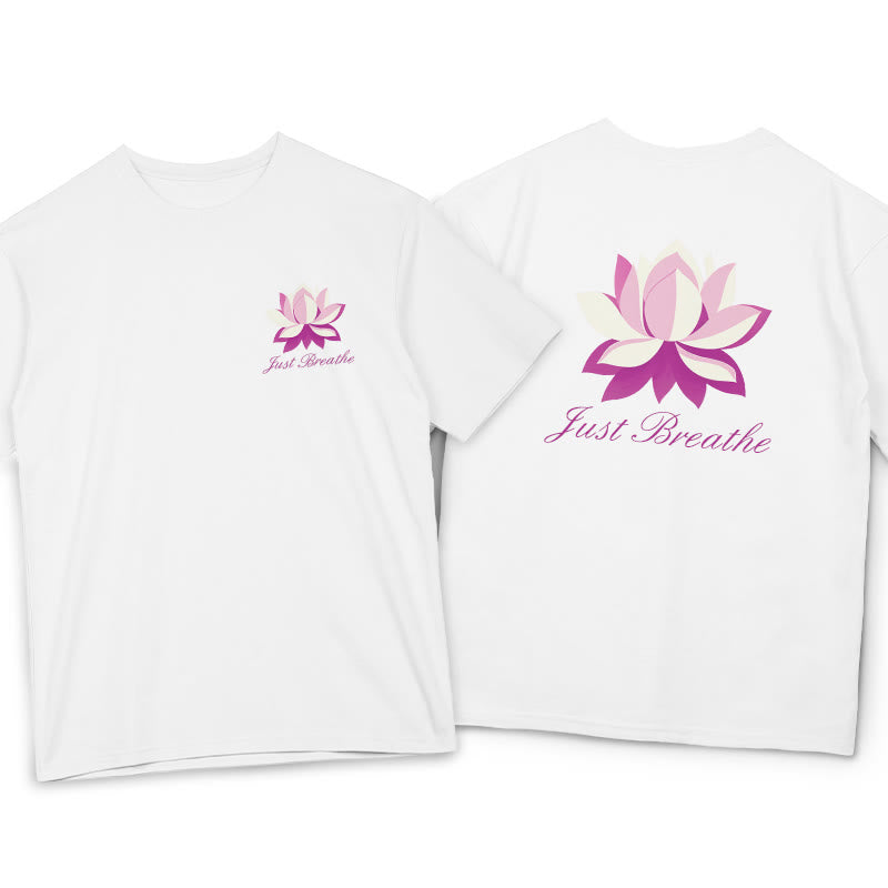T-shirt Foviel Lotus Just Breathe