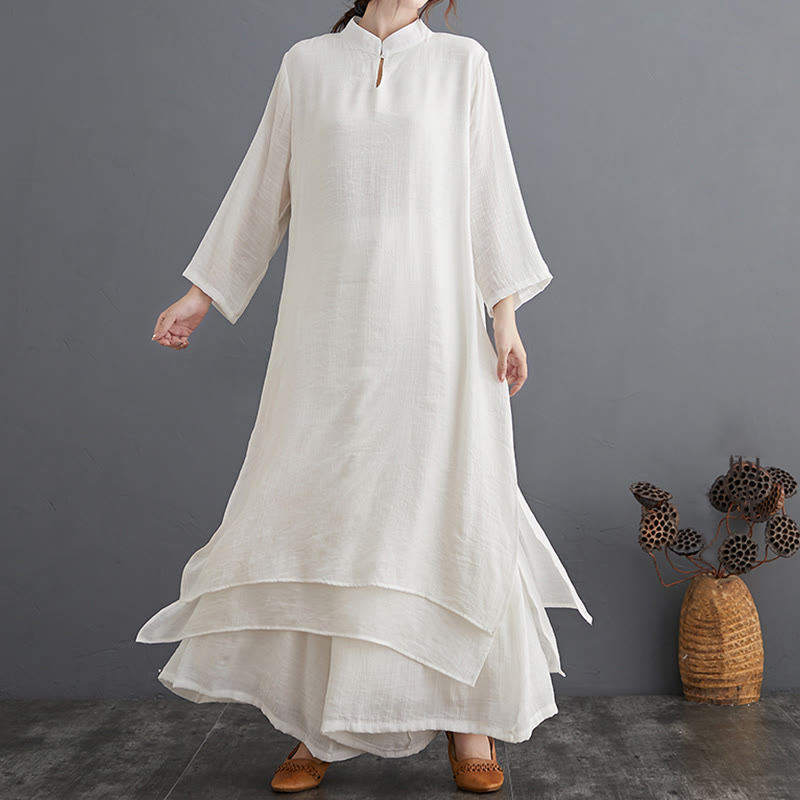 Foviel Einfaches Muster Meditation Gebet Spirituelle Zen Praxis Yoga Kleidung Damen Set