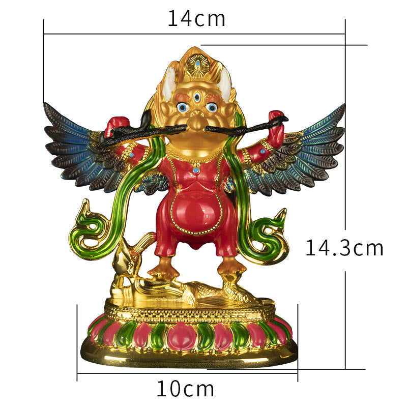 Buddha Stones Tibet Garuda Bird Alloy Keep Evil Spirits Away Home Decoration Decorations BS 7