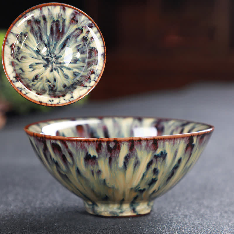 Buddha Stones Colorful Ceramic Teacup Home Office Tea Cups - image 27