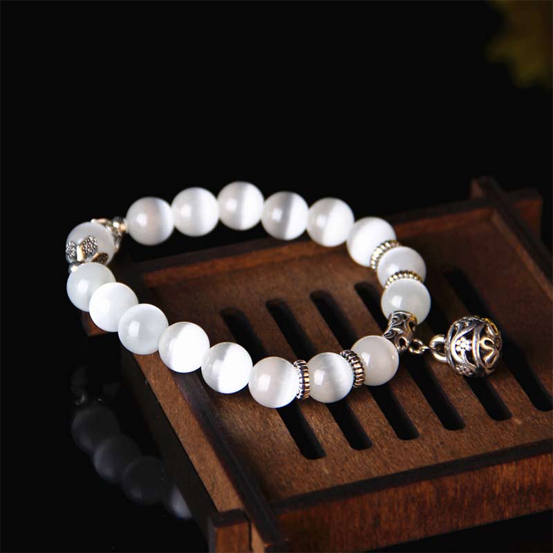 Buddha Stones Tibetan Cat Eye Lucky Bracelet Bracelet BS 3