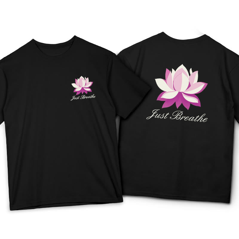 T-shirt Foviel Lotus Just Breathe