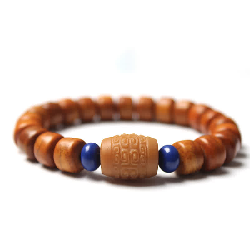 Foviel Tibetan Bone Beads Om Mani Padme Hum Strength Bracelet