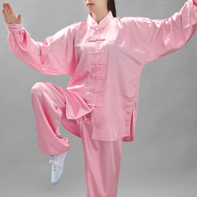 Foviel Simple Pattern Meditation Prayer Spiritual Zen Tai Chi Qigong Practice Unisex Clothing Set