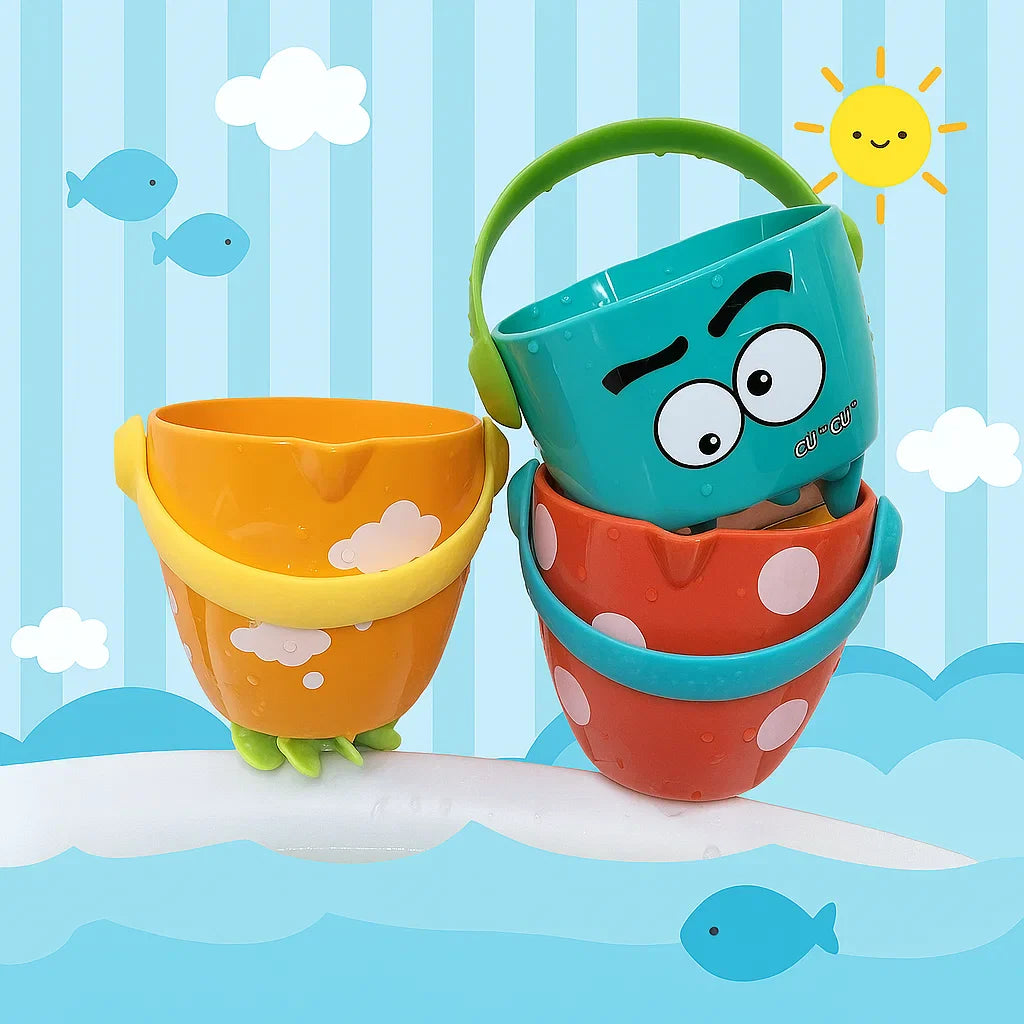 BathCups – Praktisch & Leuk – Gietbekertjes Bad Speelgoed