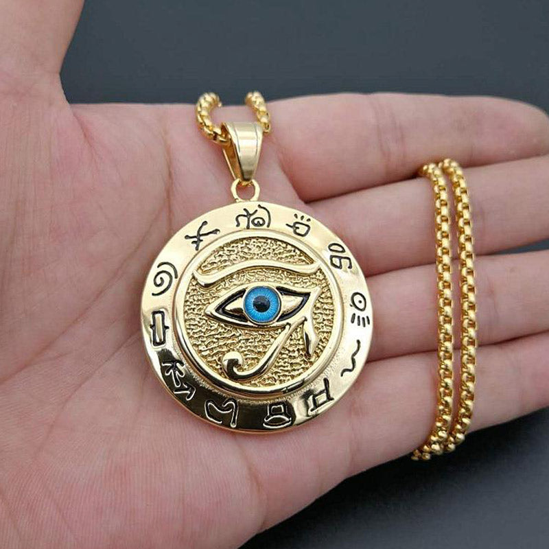 Pendentif collier de protection Œil d'Horus Foviel — image 2