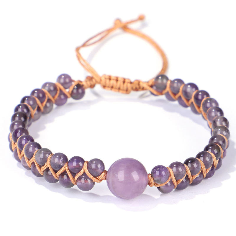 Buddha Stones Divine Blue Tiger Eye Stone Protection Bracelet Bracelet BS Amethyst