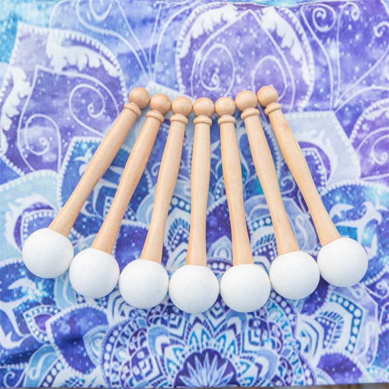 Buddha Stones Tibetan Crystal Sound Bowl Candy Color Handcrafted for Yoga and Mindfulness Meditation Singing Bowl Singing Bowl buddhastoneshop 12