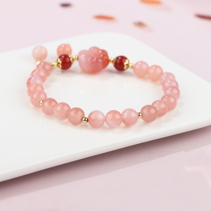 Buddha Stones Natural Yanyuan Agate Cat Claw Paw Positive Bracelet Bracelet BS 3