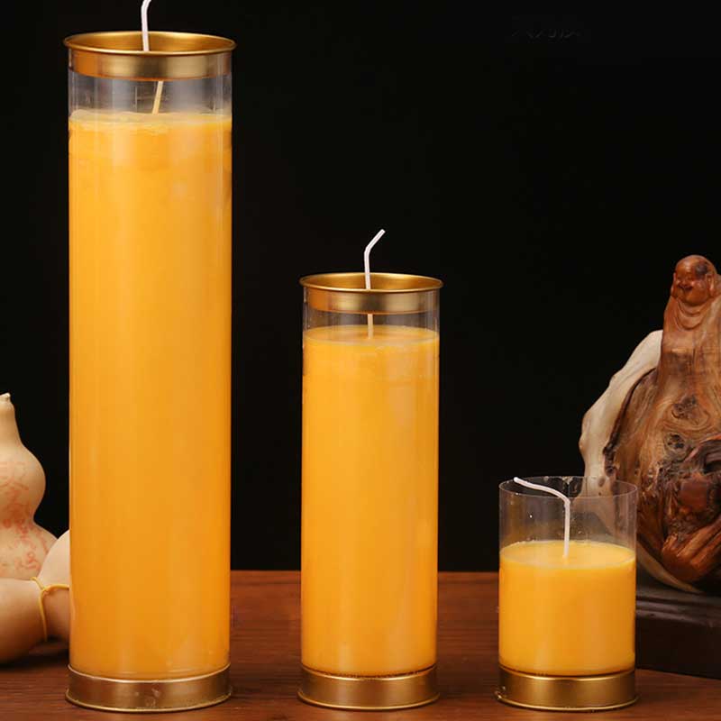 Buddha Stones Meditation Prayer Altar Candle Buddhist Temple Rituals Use Items Prayer Altar Candles BS 18